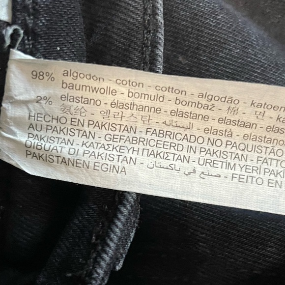 NWT Zara Vintage Skinny High Rise Ankle Jeans in Black. Size 10 - Picture 11 of 11